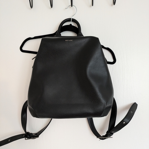 Matt & Nat Handbags - Matt & Nat Black Backpack